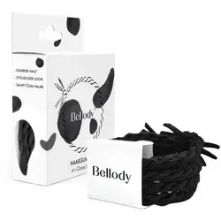 Bellody Original Haargummis (4 Stück - Classic Black) in schwarz von Bellody