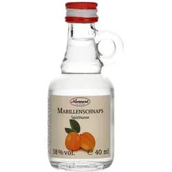 Nannerl MARILLENSCHNAPS 38% Vol. 0,04l im Henkel-Fläschchen
