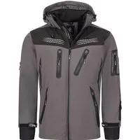Rock Creek Softshelljacke Grau - Sportliche Softshelljacke von Rock Creek, ideal für Street-Styles. Sie schützt zuverlässig vor Wind und Regen und lässt sich vielseitig kombinieren.
