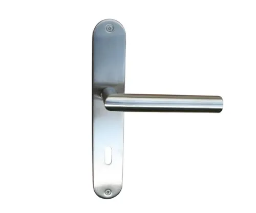 TrendLine BB-Langschildgarnitur Edelstahl 23,5 x 4 cm abgerundet Türklinken & -griffe