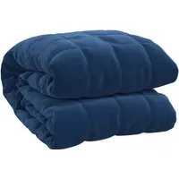 vidaXL Gewichtsdecke 220x235cm - Schwere Therapiedecke für besseren Schlaf - Bettdecken: Diese 11kg Gewichtsdecke sorgt für entspannenden Druck und gleichmäßige Gewichtsverteilung, ideal zur Linderung von Schlafproblemen.