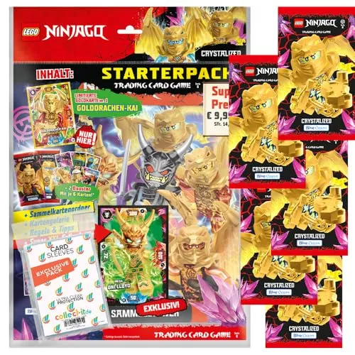 collect-it.de MY HOME OF CARDS + TOYS LEGO Ninjago Serie 8 Starterset & Booster - Entdecken Sie das Bundle mit LEGO Ninjago Serie 8 Sammelkarten: 1 Starter und 5 Booster für spannende Sammler-Momente. Ideal für Fans und Sammler! Jetzt zuschlagen!','category':'Spiele