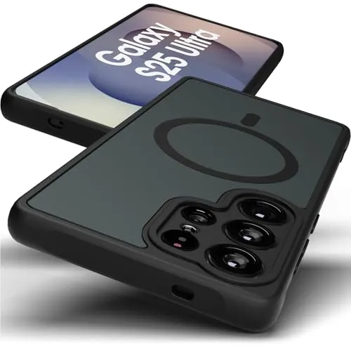 GreenHec Magnettisch Hülle für Samsung Galaxy S25 S24 S23 Ultra Plus - MagSafe Magnet kompatibles Cover Case Handyhülle, mag-Safe Schutz (Samsung Galaxy S25 Ultra)
