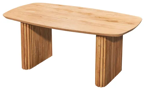 home24 Massiver Couchtisch - Akazie