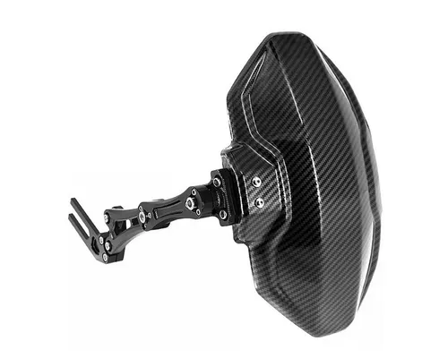 Zaddox Schutzblech Motorrad Hinterradabdeckung Universal # LW6 schwarz - Robuste Hinterradabdeckung für Motorräder, schützt zuverlässig vor Schmutz und Spritzwasser. Ideal für den universellen Einsatz und einfach zu montieren.