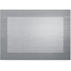 ASA Selection pvc placemats Tischset, silver black metallic in grau von ASA
