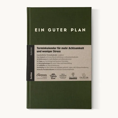 Ein guter Plan Zeitlos - Wald Jan Lenarz in grün von Ein Guter Verlag
