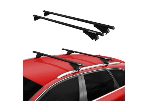 OMAC Dachträger für Volvo XC60 (2017-2025) - Aluminium Schwarz, Abnehmbar & Multifunktional - Dachgepäckträger aus hochwertigem Aluminium, wasserbeständig und leicht. Ideal für Fahrräder, Skier und Gepäckboxen. Perfekte Lösung für vielseitige Reisen mit einfachem Montagekomfort.