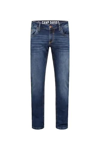 CAMP DAVID Regular-fit-Jeans für Herren, Größe 34, Blau von CAMP DAVID