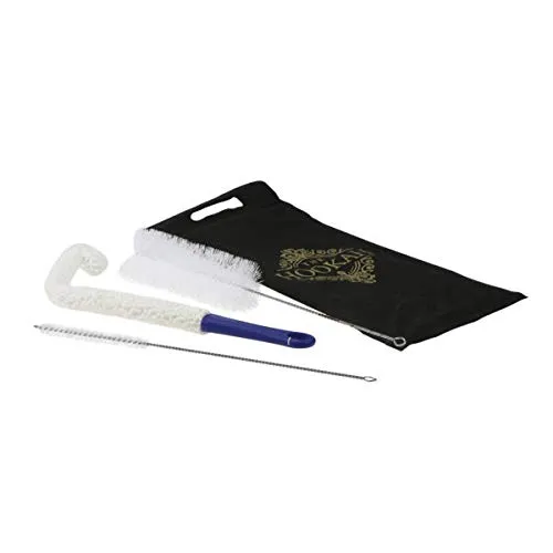 THE HOOKAH- Shisha Reinigungsset Kratzfreie Bürste Reinigung der Wasserpfeife Reinigungsbrüste Flaschenbürste für Ventile Schlauch Bowl Flaschen