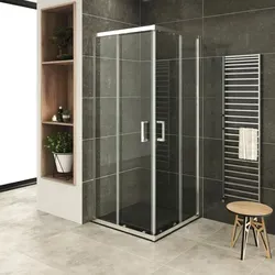 i-flair Schiebetür Duschkabine DK77 70x70 cm aus Sicherheitsglas - Platzsparende Duschkabine mit eleganten Schiebetüren. Aus robustem 6 mm Sicherheitsglas, ideal für kleine Badezimmer und einfach zu reinigen dank Nano-Beschichtung.