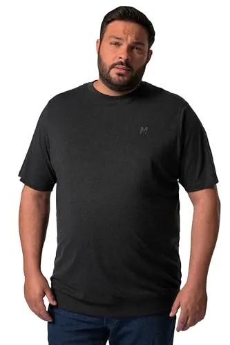 Men Plus Herren T-Shirt L-8XL Bauchfit - T-Shirts für Herren, Spezialschnitt bis 10 XL, hochwertige Basic-Qualität mit elastischem Saumbund für optimalen Tragekomfort.