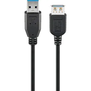 goobay USB 3.0 A Kabel 5,0 m schwarz, 1 St.