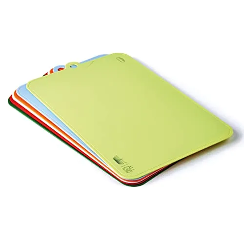 ALL EAZY HOME & KITCHEN Schneidebrett Set (6er) - BPA-frei - Praktisches 6er Set Schneidebretter in verschiedenen Farben für hygienisches Arbeiten. Spülmaschinenfest, platzsparend und aus hochwertigem, BPA-freiem Kunststoff – ideal für jede Küche!