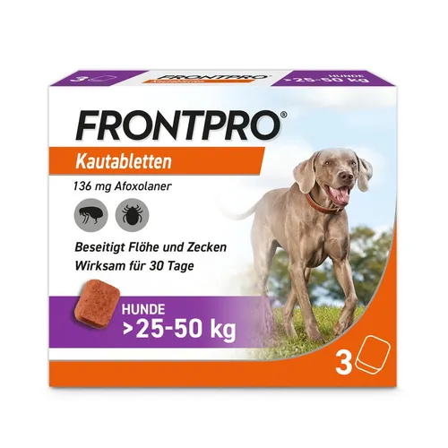 FRONTPRO Kautabletten für Hunde 25-50 kg