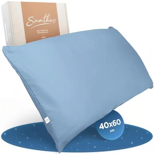 Samthus Kopfkissenbezug 40x60 Baumwolle Satin von Samthus