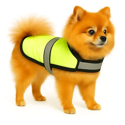 Flamingo Hundemantel Wintermantel Eisbär Fluo Gelb von Flamingo