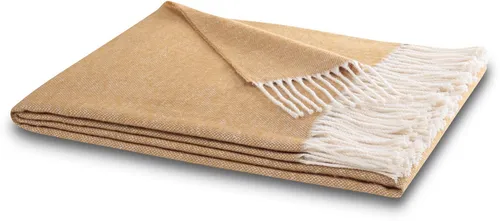 Biederlack Plaid Giletti, klassisches Design in Braun von Biederlack