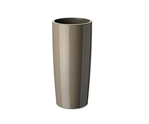 Floralo Teramo Hochglanz Übertopf 35cm x 70cm taupe von Floralo