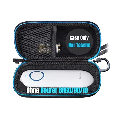 Woollo Etui Compatible with Beurer BR 60 Beurer BR 90 Insektenstichheiler Insektenstichen Tragbar Hart Reise Case Hülle Tasche,NormaleGröße+Matte[Nur Tasche]