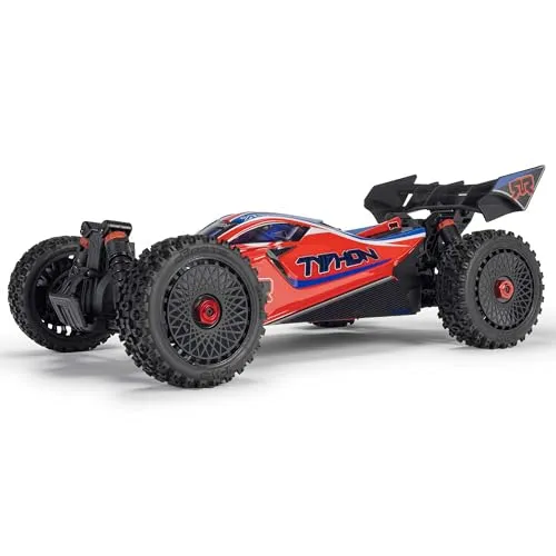ARRMA Typhon 223S 4X4 RTR Brushless Speed Buggy 1:8, 2S & 3S-fähig, Spektrum DSC, 80+ km/h, wasserdicht, Red