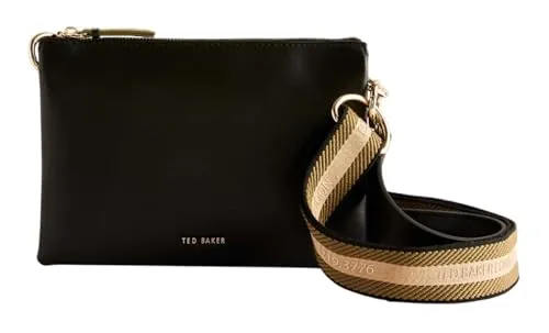 Ted Baker Darceyy Umhängetasche Leder 24 cm grau von Ted Baker