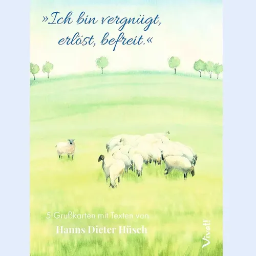 5er-Set Grußkarten in Box »Ich bin vergnügt, erlöst, befreit« mit Texten von...