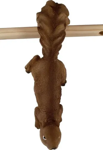 Figurendiscounter Eichhörnchen Dekofigur 31x10x10cm Figur Polyresin Wetterfest