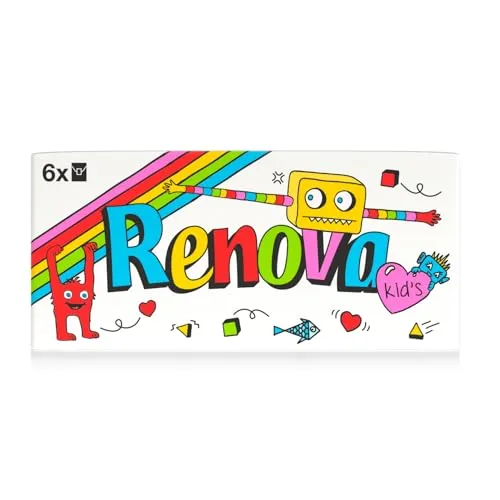 Renova Taschentücher Kids Compact – 6 Packungen