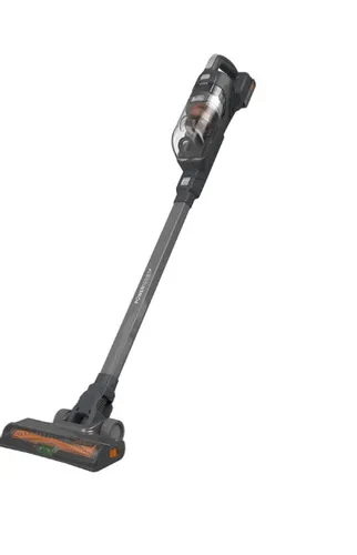 Black & Decker BHFEA18D1 Akku-Stielstaubsauger - Kabelloser Akku-Stielstaubsauger mit LED-Bodenbeleuchtung, 40 Min Laufzeit und leichtem Design (2,7 kg) für komfortables Reinigen.