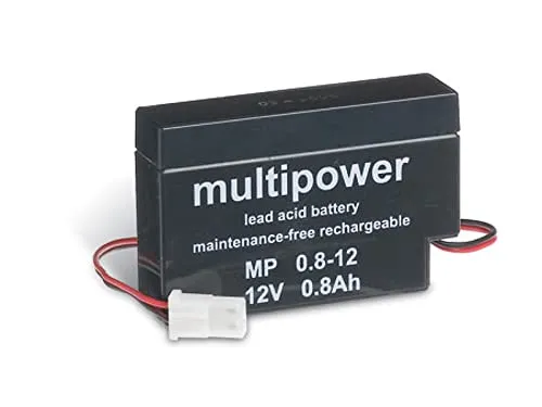Powery Bleiakku Vision CP1208 800 mAh - Kamera-Akkus mit 800 mAh Kapazität, ideal für zuverlässige Energieversorgung in Ihrer Kamera.