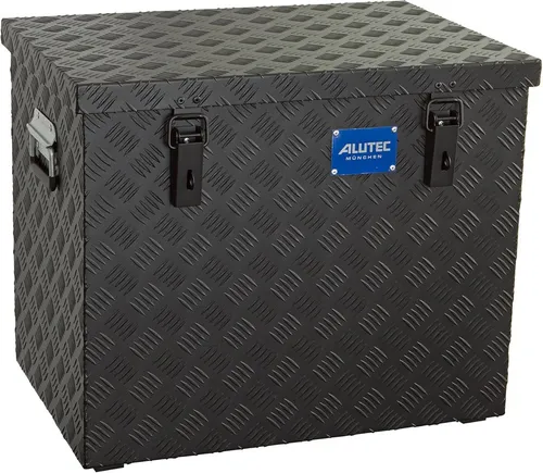 ALUTEC Aluminiumbox Extreme 120 - Robuste Aufbewahrungsbox - Werkzeugkästen für Handwerker und Bauunternehmen, extrem stabil aus 3 mm Aluminium-Riffelblech, staub- und spritzwassergeschützt, ideal für sicheren Transport und Aufbewahrung.