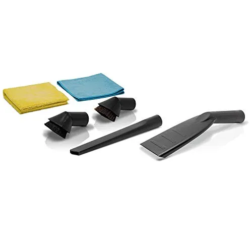 Autoinnenreinigungsset, 6 teilig, passend für Kärcher Mehrzwecksauger WD 3 Modelle, z. B. WD3, WD3P Extension Kit, Battery Premium