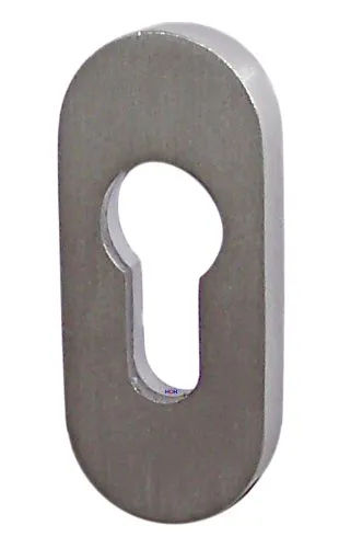 Edelstahl Schutzrosette SR-5241 Oval Schieberosette Profilzylinder Türbeschlag