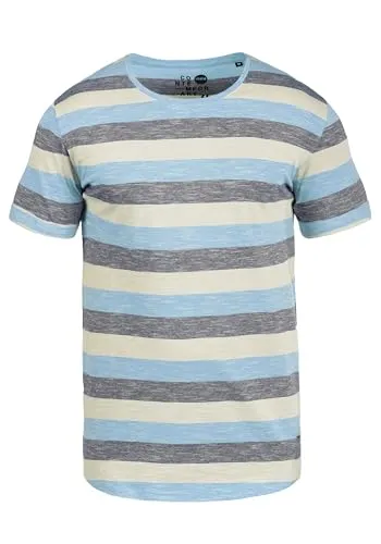 !Solid SDThicco Herren T-Shirt Kurzarm Shirt, XL, Azure Blue (2203)