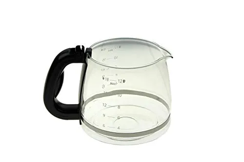 Glaskanne 500681179 für Gastroback 42704 Design Coffee Pro - Ersatzteil für Gastroback Kaffeemaschinen, langlebige Glaskanne für perfekten Kaffeegenuss und einfache Handhabung.