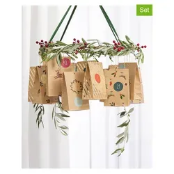 folia PAPER 49tlg. Adventskalender-Set