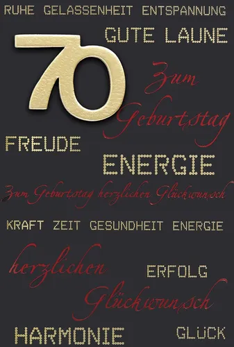 70. Geburtstag