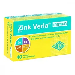 Zink Verla immun Caps Kapseln 18 g
