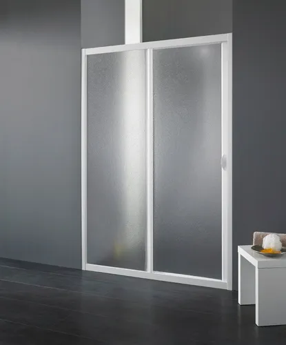 Forte Acryl Nischentür 130CM Mercurio - Duschtüren mit seitlicher Öffnung, elegantes Design und pflegeleichte Acryl-Oberfläche für ein modernes Badgefühl.