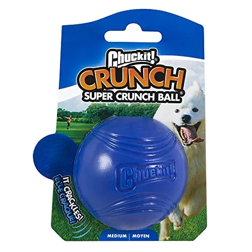 Chuckit! Super Crunch Bal Blauw 6 cm