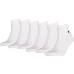 Tommy Hilfiger Herren Quarter 6 Pack in weiß von Tommy Hilfiger