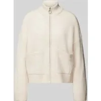 SELECTED FEMME Strickjacke Zip-up für Damen - Stylische Strickjacke mit hohem Kragen und Frontreißverschluss, aus hochwertiger RWS-Wolle und Alpaka für optimalen Tragekomfort und Wärme.