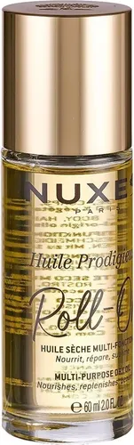 NUXE Huile Prodigieuse Körper Roll-On 60 ml - Trockenöl mit 7 pflanzlichen Ölen, ideal für schnelle Anwendung. Nährt, repariert und perfektioniert Haut und Haare, verleiht einen satinartigen Glow ohne öliges Finish.
