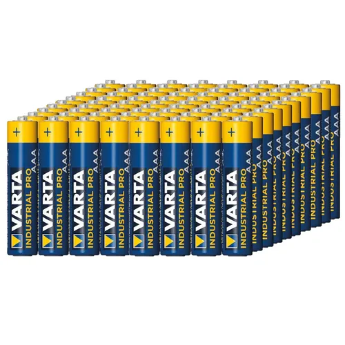 Varta Industrial 4003 Alkalibatterien 80er Pack AAA - Zuverlässige Alkalibatterien für den täglichen Einsatz. Ideal für Geräte mit hohem Energiebedarf. Lieferumfang: 80 Stück, Größe AAA, mit geprüfter Qualität.