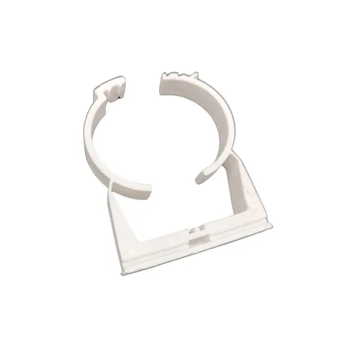 10x Klemmschellen Halteklammern Rohrschellen mit Dübeln und Schrauben 40-45 mm