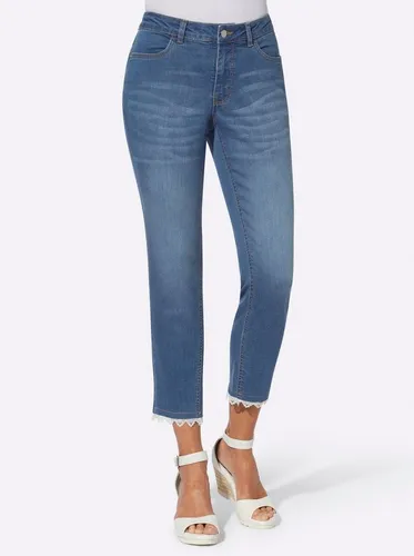 Sieh an! Jeansshorts 7/8-Jeans leicht vertieft