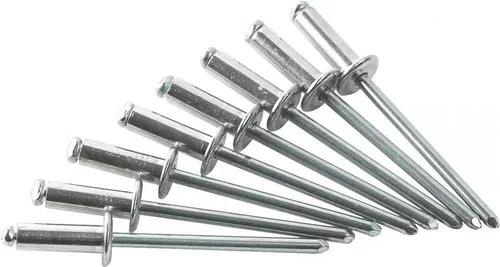 Aluminium-Blindnieten 4 x 12mm Niet Niete Nieten Blindniete Alublindniete 50 Stk