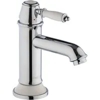 PaulGurkes Einhandmischer Nostalgie Wasserhahn - Waschraumarmaturen in Retro-Design, aus massivem Messing mit langlebiger Keramikkartusche und DVGW-zugelassenen Flexschläuchen für höchste Qualität und Sicherheit.