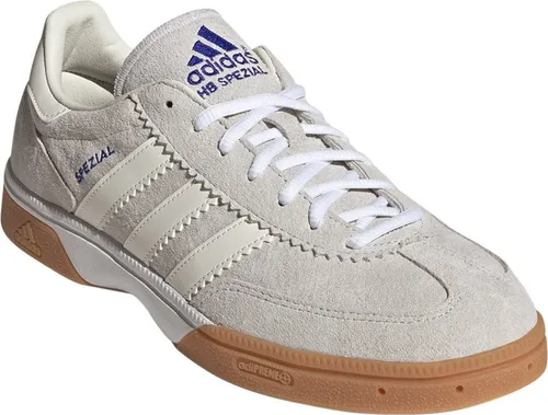 adidas Performance Handball Spezial Weiß Herren Hallenschuh 44 2/3 EU - Sneaker, ideal für Handballspieler, mit hochwertigem Wildleder-Obermaterial und adiprene_plus für optimale Dämpfung und Komfort.